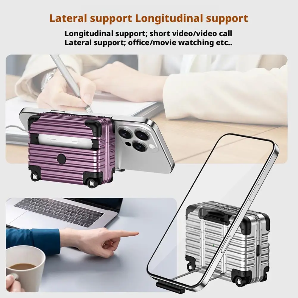 Modischer individueller Koffer für Airpods 4 2 Pro, trendige Gepäckschutzhülle für Airpods 1/2/pro2, sturzsichere Kopfhörerhülle  Image