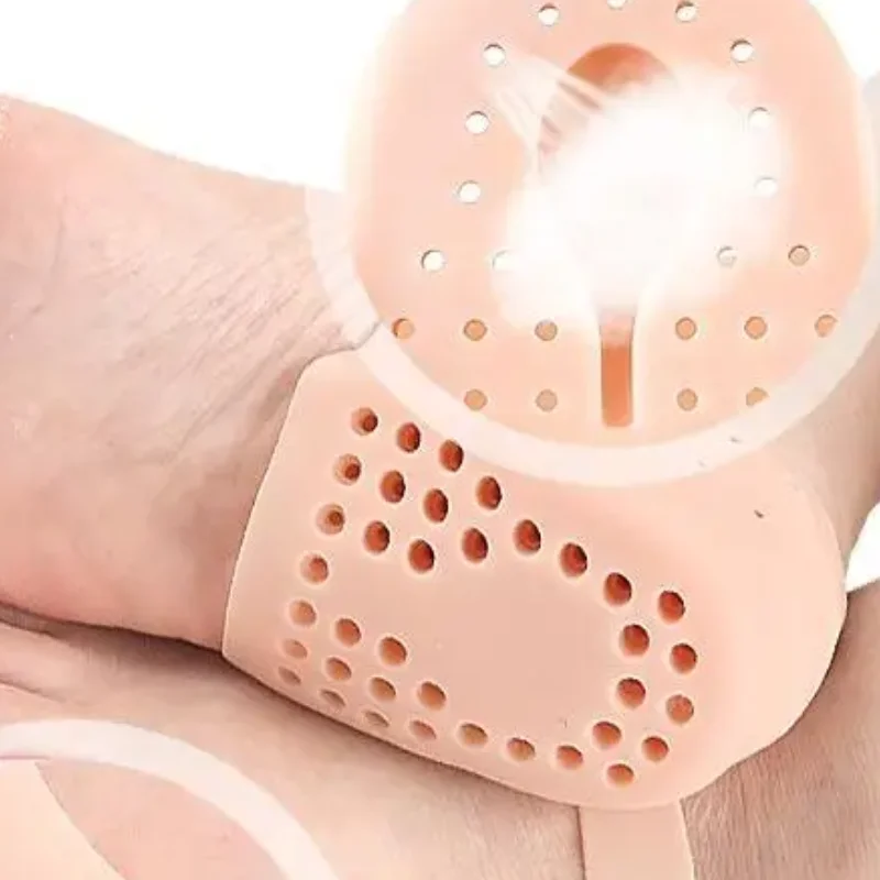 1Pairs Silikon Ferse Protektoren Mittelfuß Pads Vorfuß Gel Ferse Pad Plantarfasziitis Fuß Schmerzen Lindern Blister Protector Image