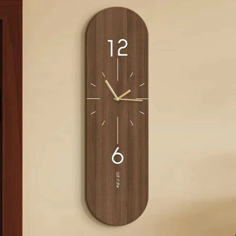 Vintage Pendel Wanduhren Stille Wohnzimmer Wanduhren Luxus Moderne Dekoration Uhr Große Geräuschlose Uhr Nordic Interior