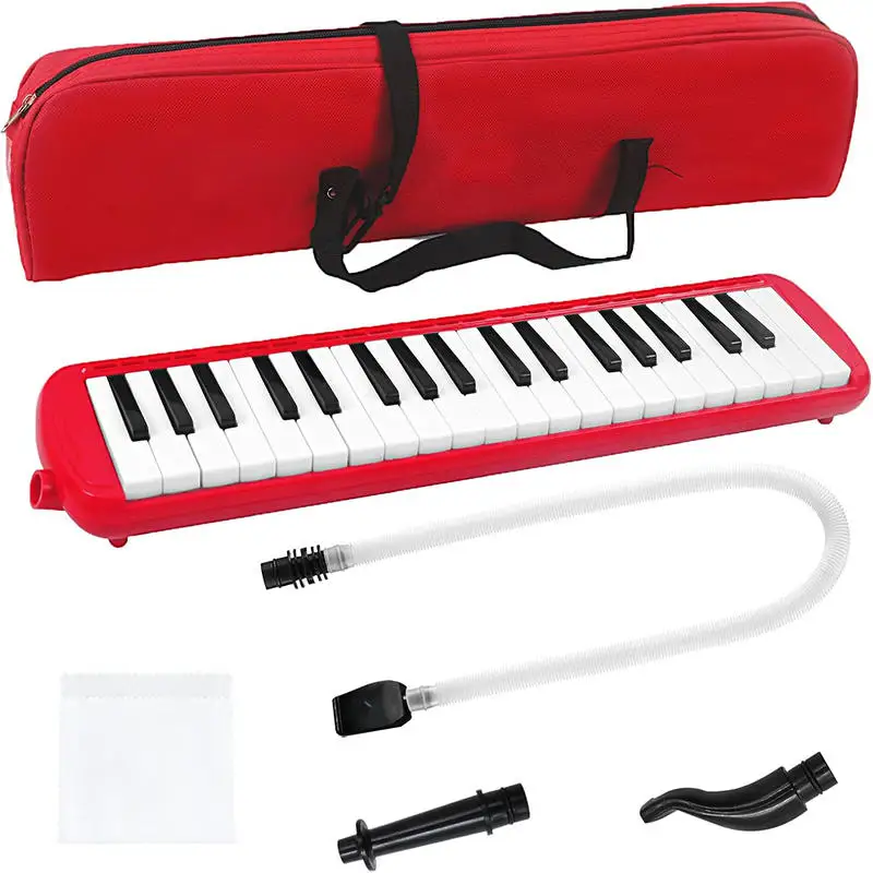 Melodica Ersatzrohr mit Mundstück, 32/36/37/41 Tasten, langer Schlauch, Kunstharz, Instrumentenzubehör Image