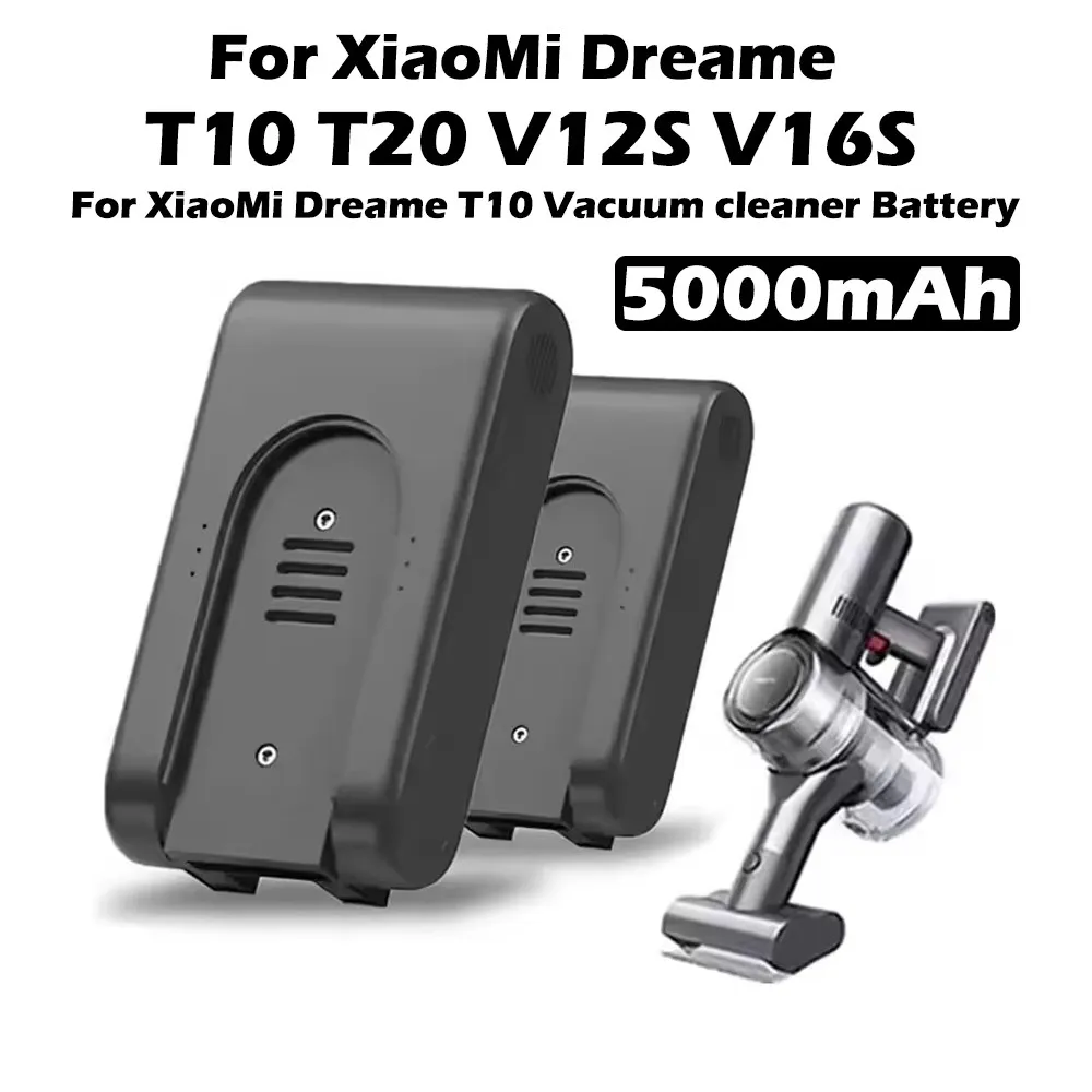 Original 5000 mAh Akku – für Xiaomi Dreame T10 T20 V12S V16S Hand-Akku-Staubsauger, Zubehör-Akku Image