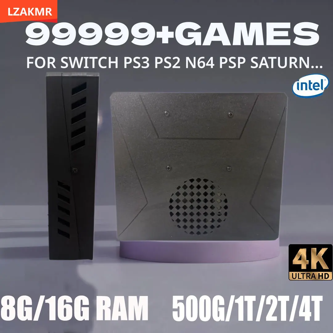 Upgrade-Spielkonsole S1 Windows11 und Batocera 2/4TB 99999+SPIELE 8G/16G RAM für Switch PS2 PS3 WII SS GAMECUBE Sega Saturn Geschenke