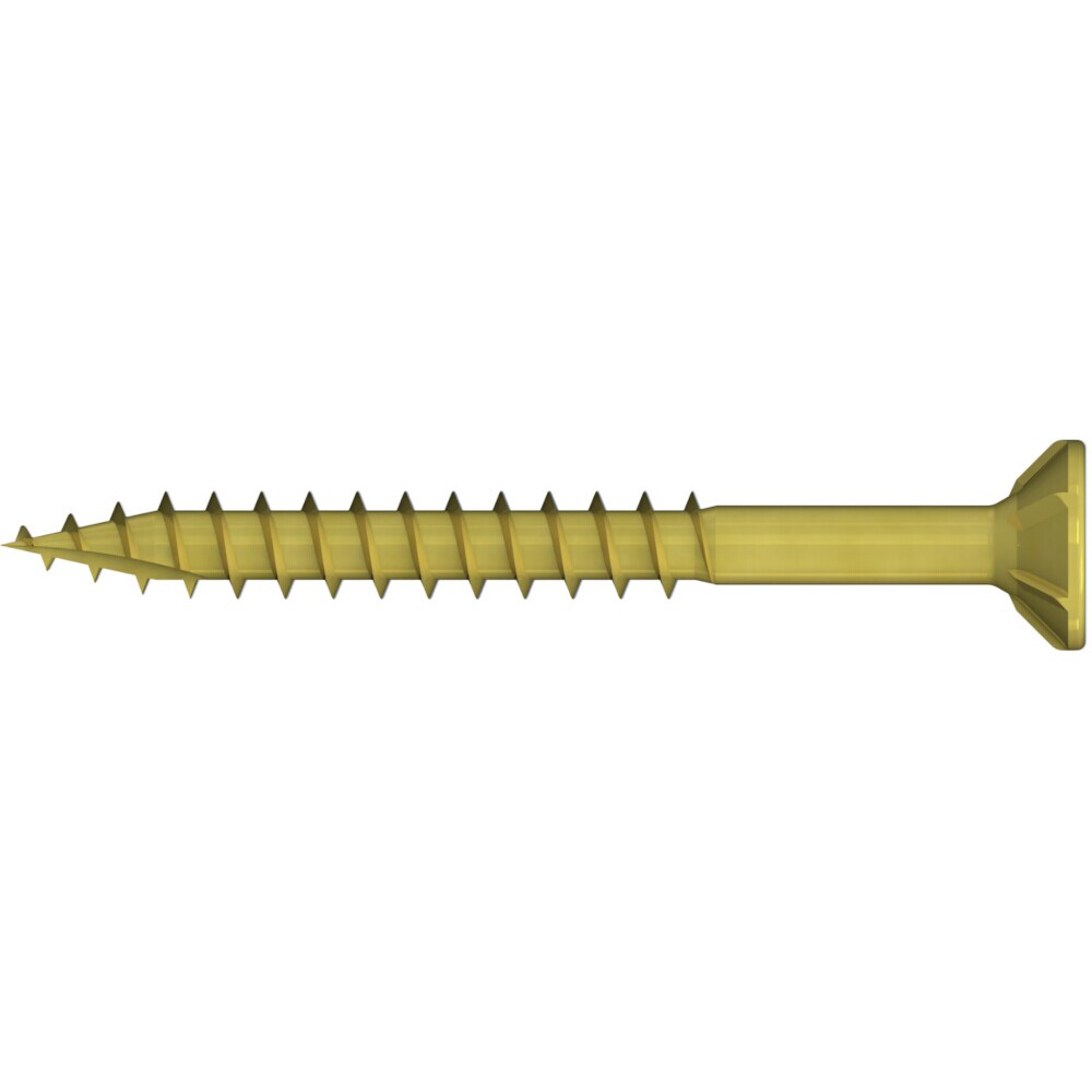 REISSER Spanplattenschrauben PZ verzinkt, 4 x 60 Paket 200 Stück Image