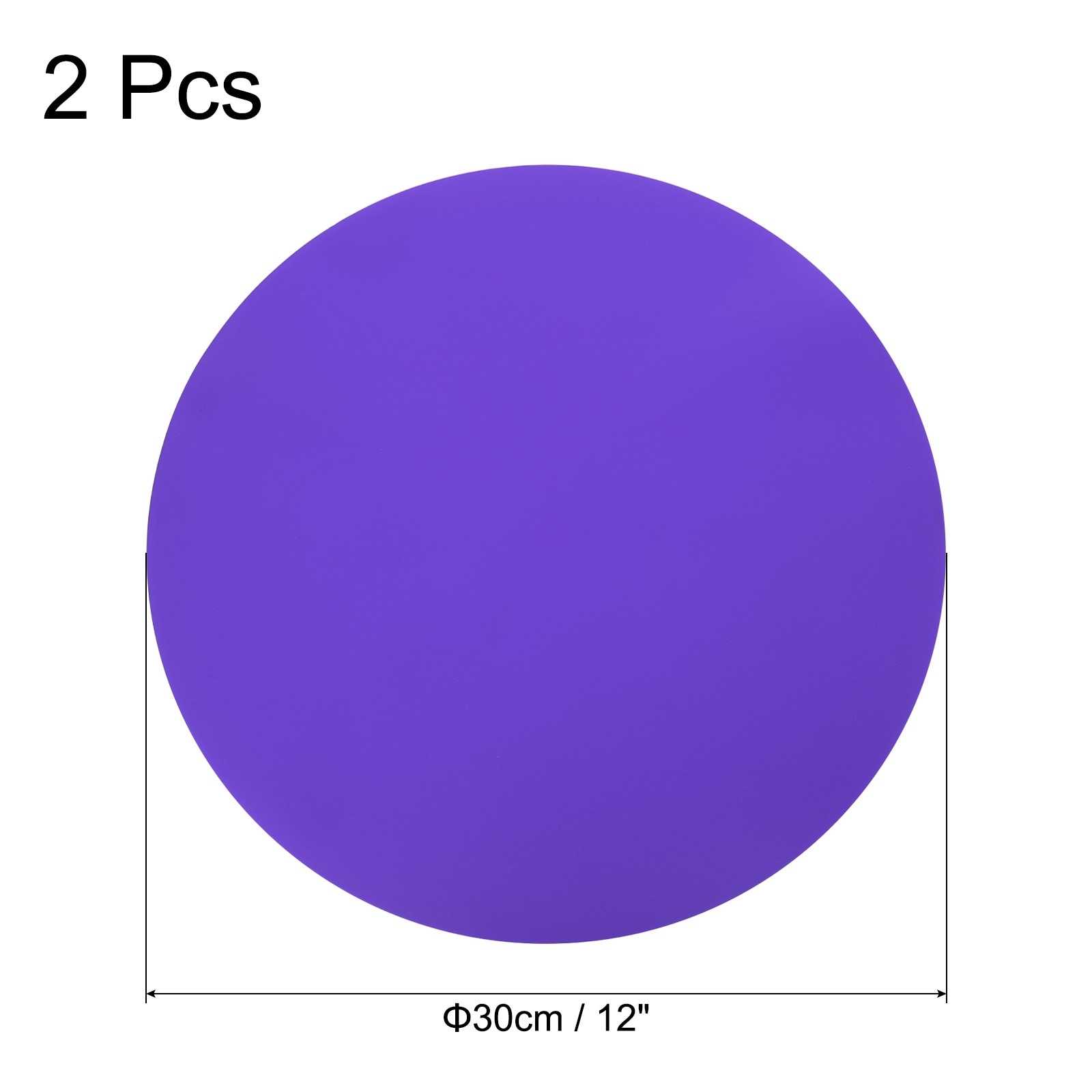 2pcs Silicone Microwave Mat 12 Inch, Multi-Purpose Hot Pad