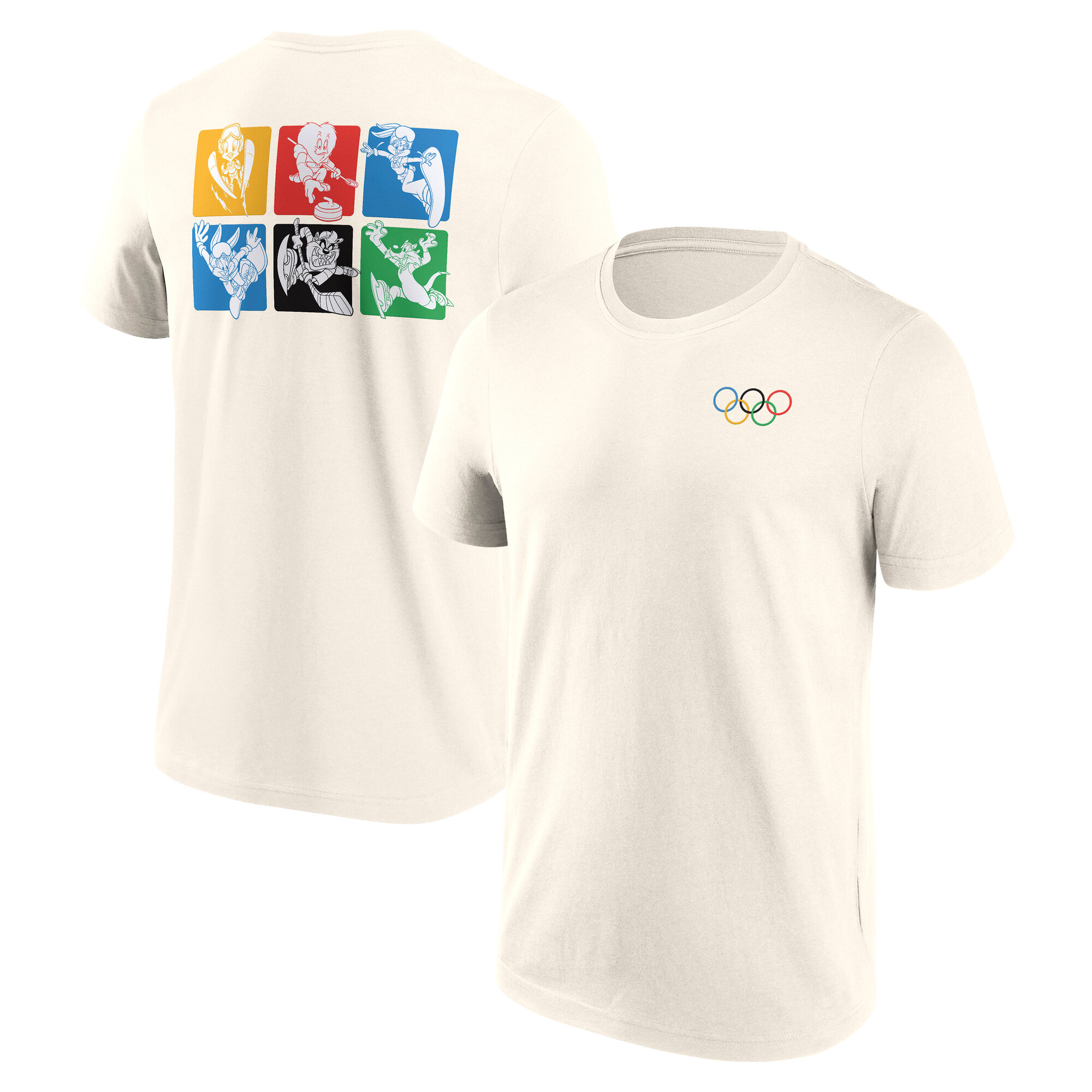 The Olympic Collection x Looney Tunes Retro Grafik T-Shirt - Nicht-gerade weiss Image