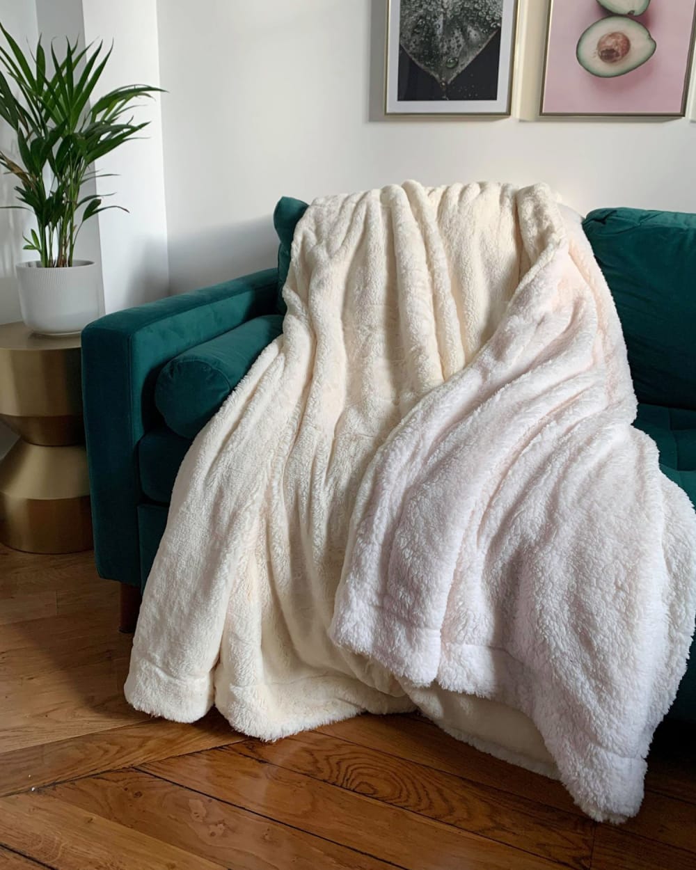 Couverture ''Lapin'' Cocoon Off white 220x240