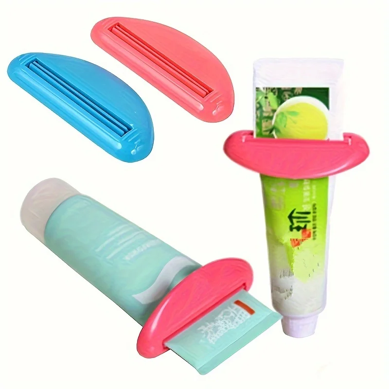 Zahnpasta Squeezer Manuelle Gesichtsreiniger Handcreme Quetschen Werkzeug Universal Schieben Klemme Quetschen Probe Zahnpasta Clip Image