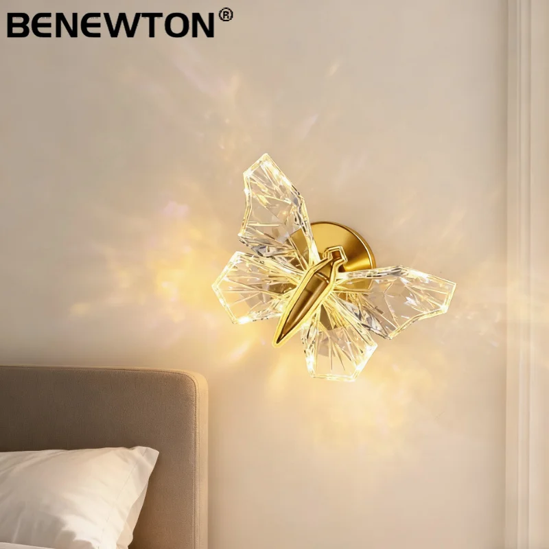 LED Butterfly Wandleuchte 360° ° Rotation Kreative Nordic Nacht Wandleuchte Flur Schlafzimmer Wohnzimmer LED Innen Luxus Beleuchtung