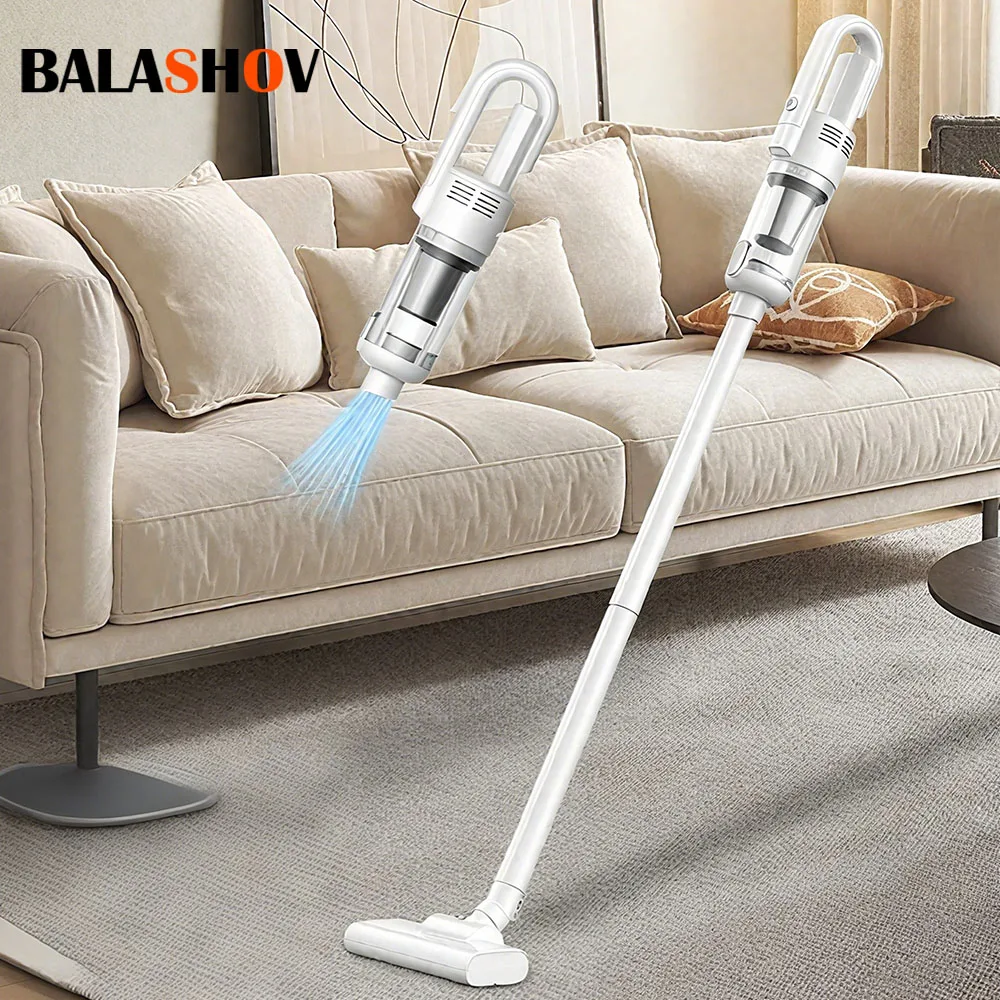6500 Pa Handstaubsauger, kabellos, leistungsstarke Saugkraft, HEPA-Filter und LED-Licht für Tierhaare/Staub, Heim-/Autoreinigung Image