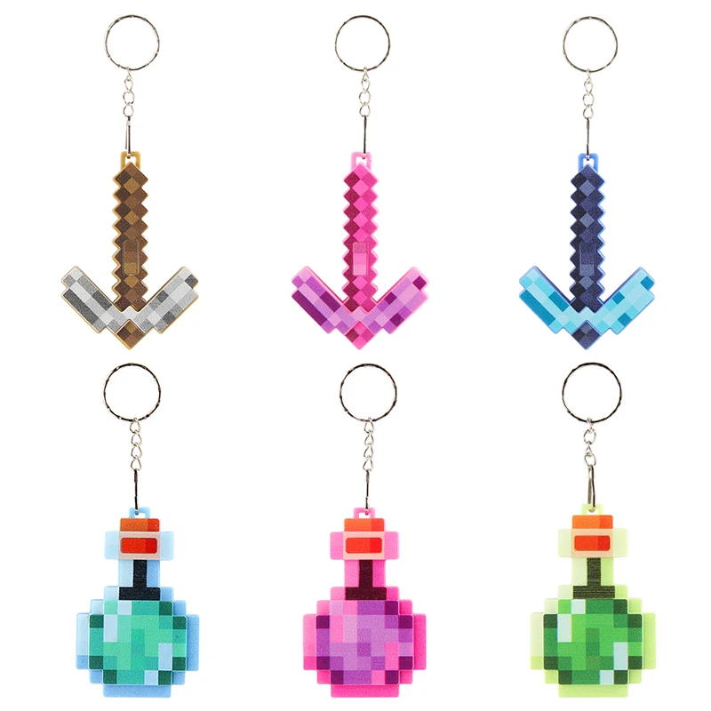 Leuchtender Pixel-Schlüsselanhänger mit leicht leuchtendem Schlüsselanhänger ‌ Geschenk Image