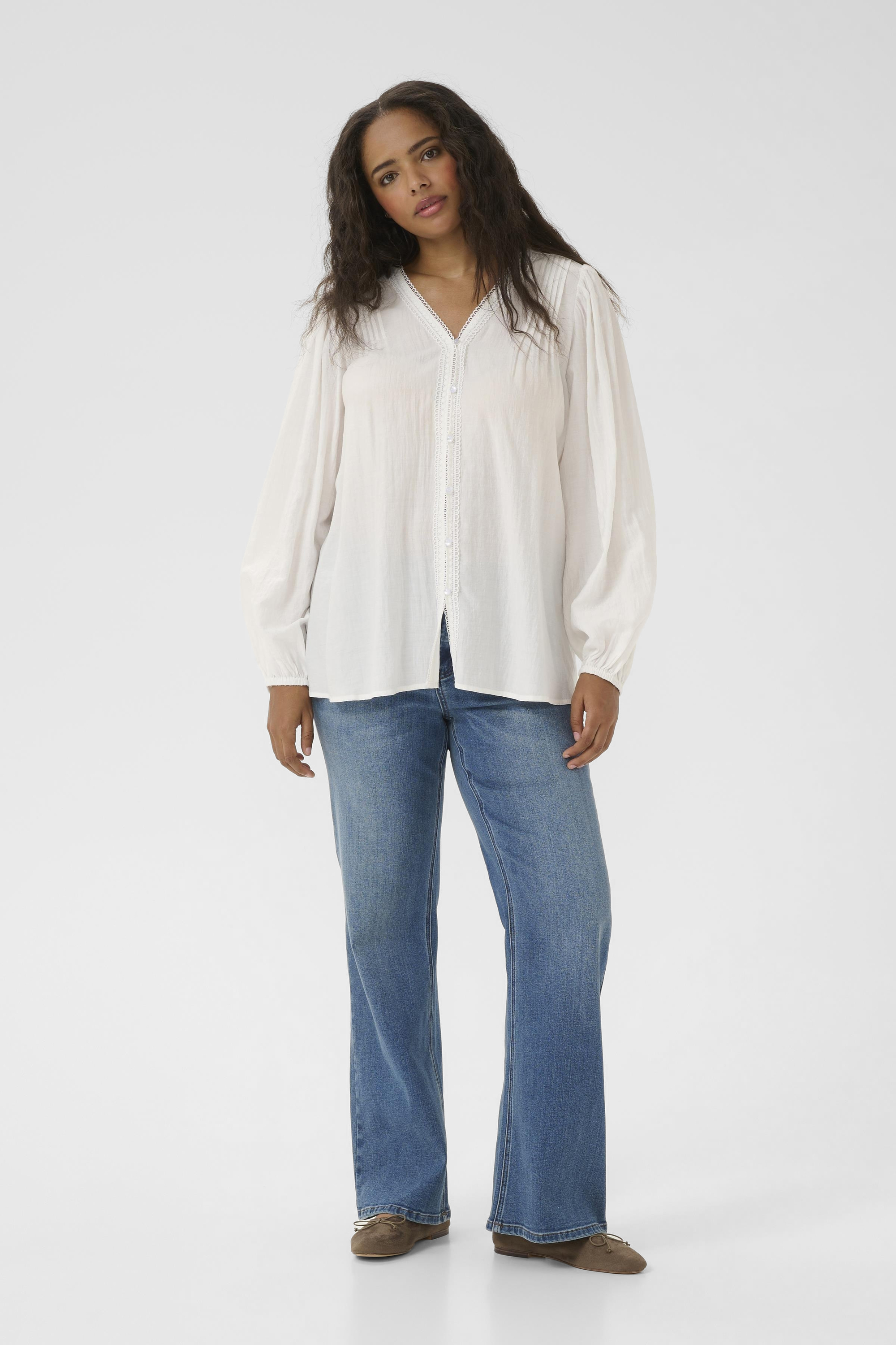 Langarm-Bluse KCmirana A-shape white Image