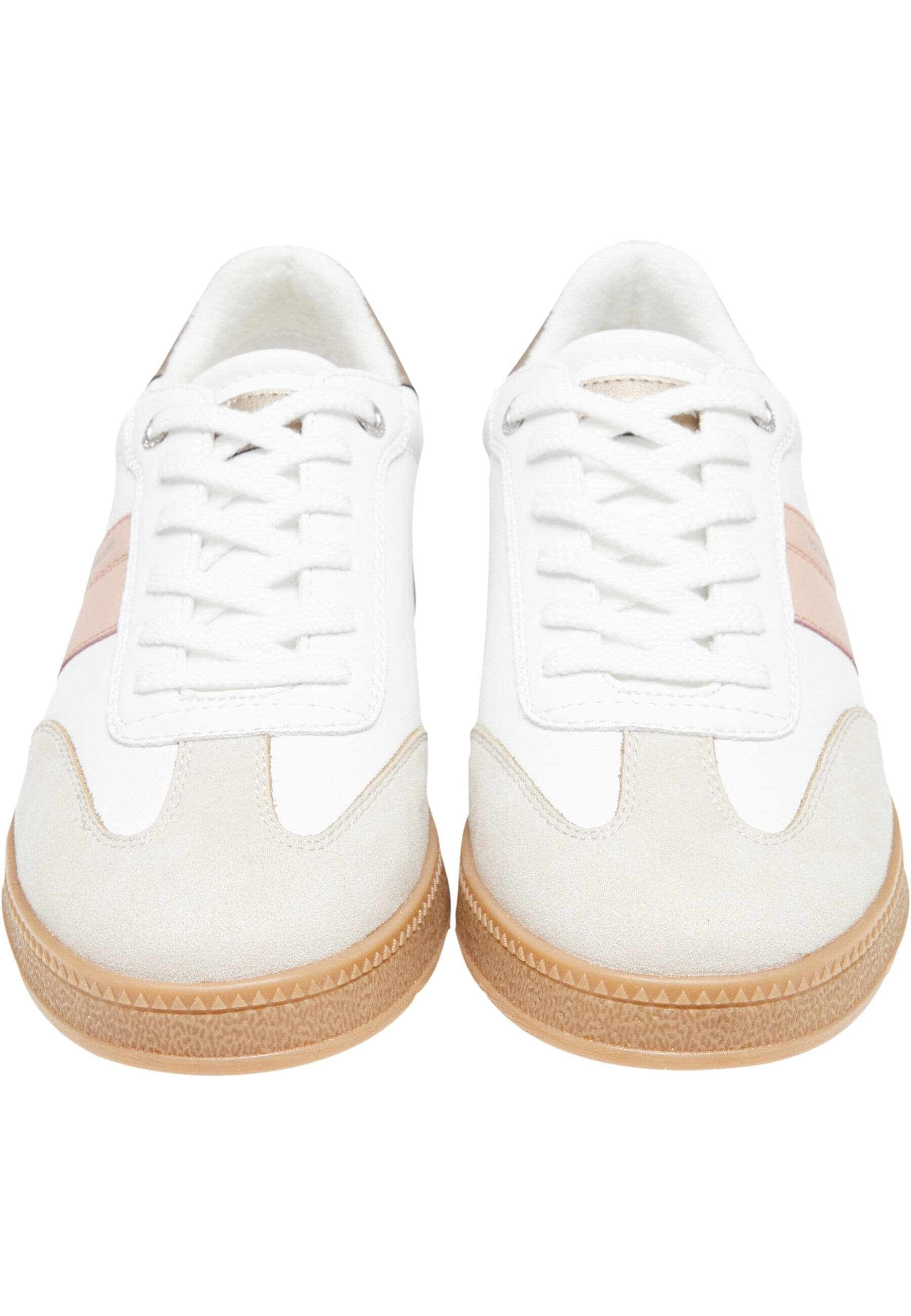 Trainingsschuh TOM TAILOR "Tom Tailor Sneaker Low", Kinder, Gr. 36, weiß, beige, Schuhe