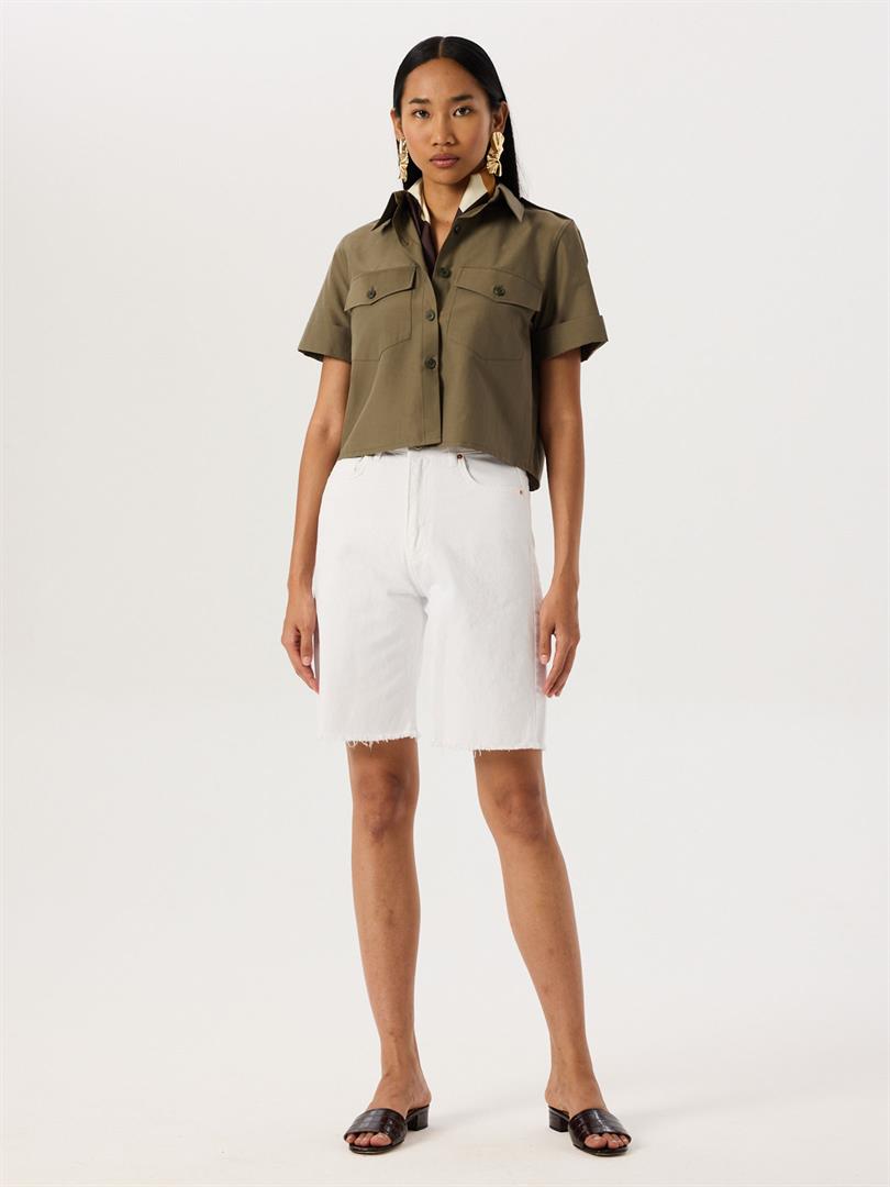Nahtlose Bermudashorts mit gerader Passform Image