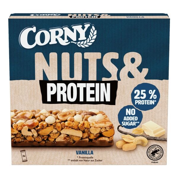 Corny 3er-Pack Nussriegel »Nuts & Protein Vanilla« Image