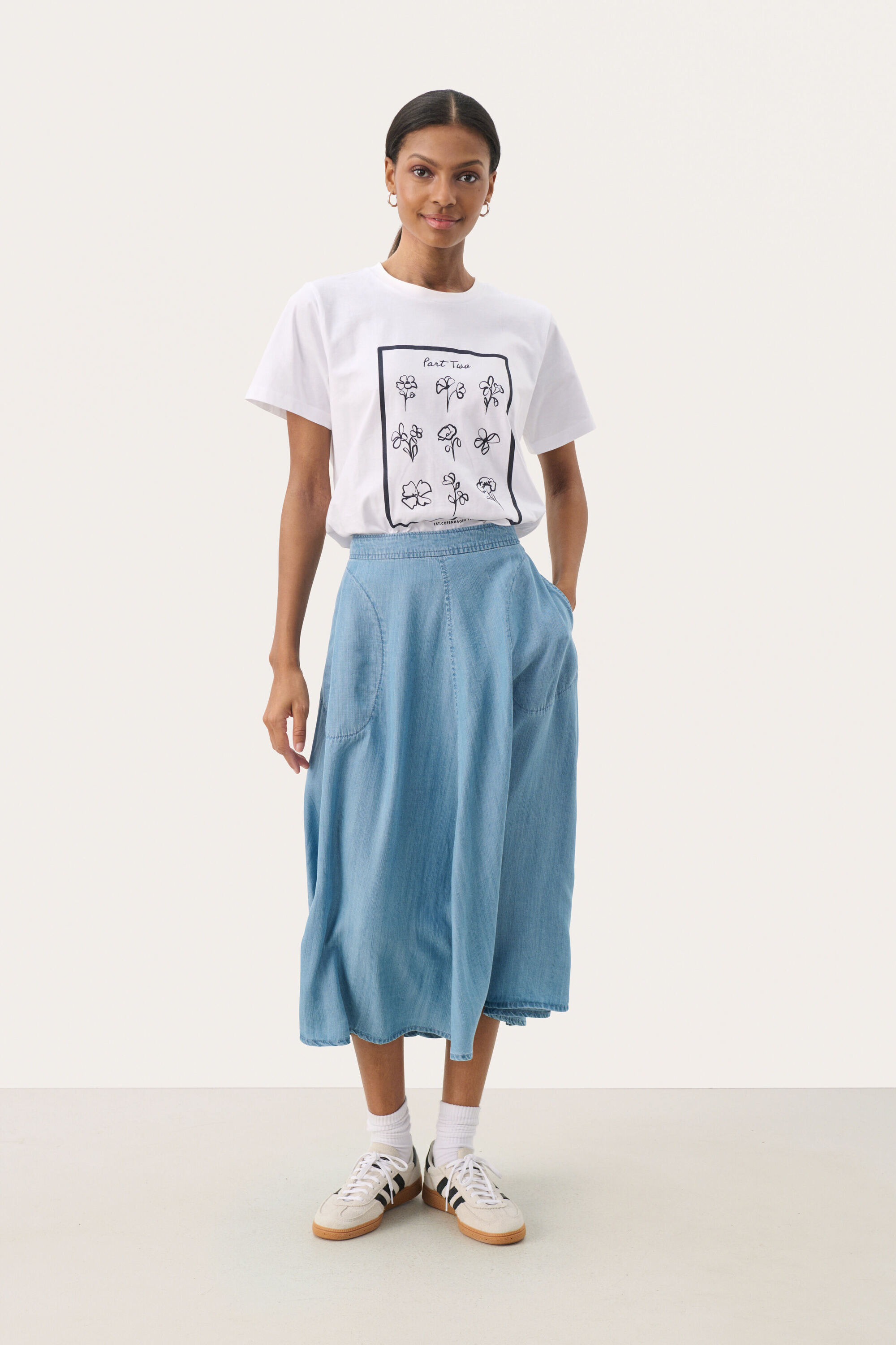 Rock A-shape Light Blue Denim Image