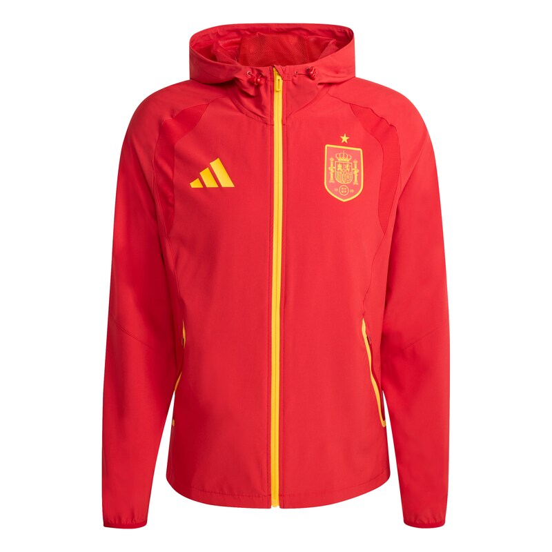 Spanien adidas Tiro Travel Windbreaker Jacke - Rot Image