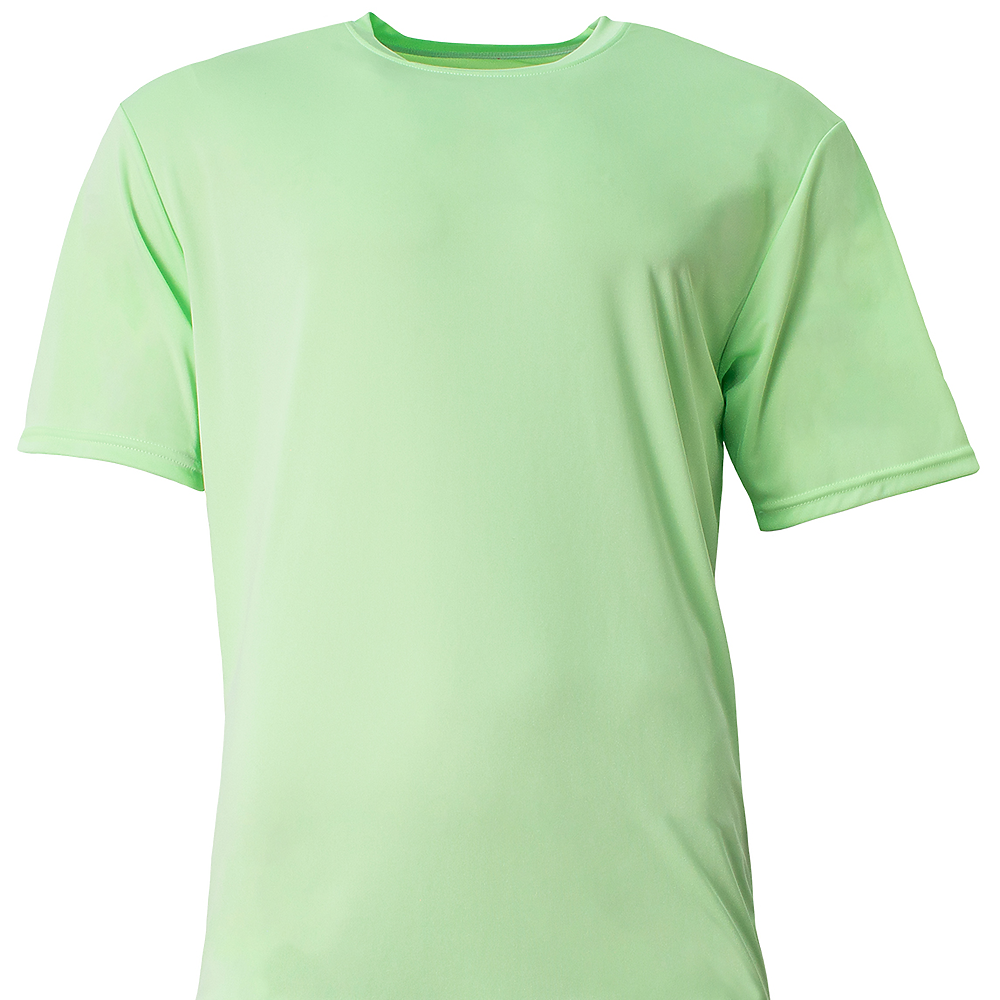 A4 NB3142 Youth Cooling Performance Crew T-Shirt in Light Lime size Large | Polyester A4NB3142