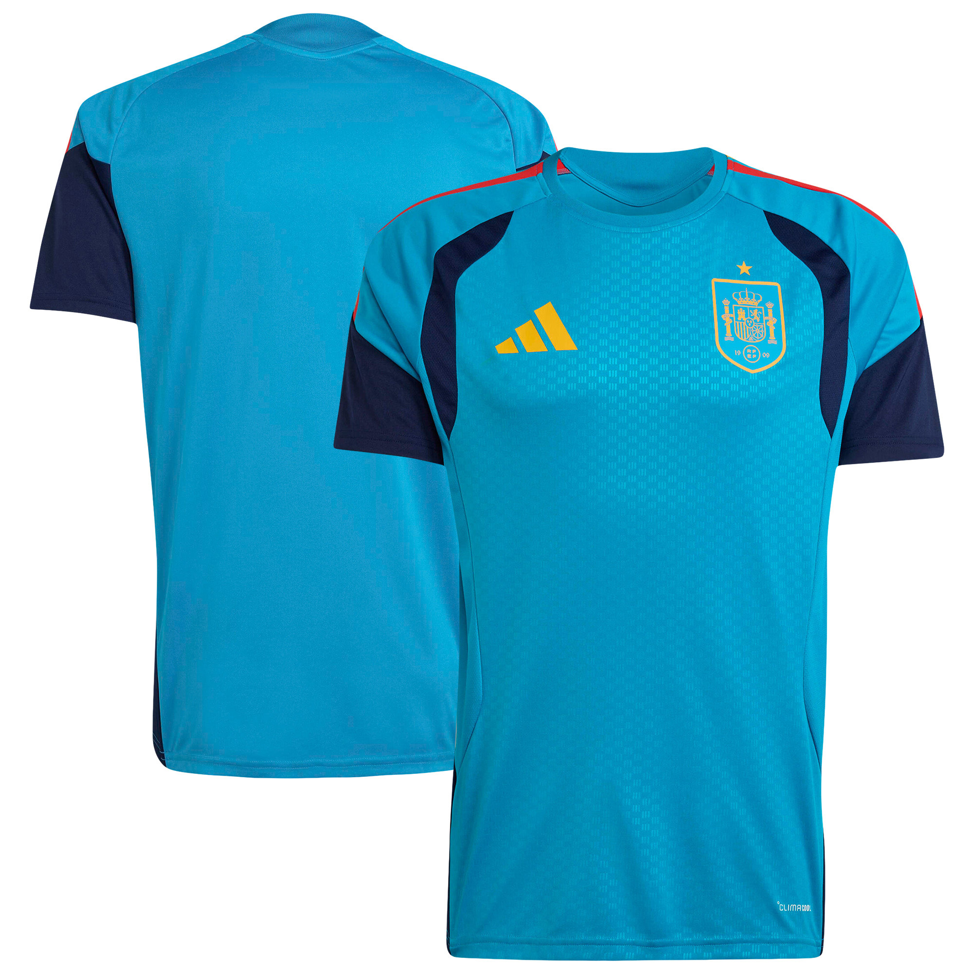 Spanien adidas Trainingstrikot - Blau Image