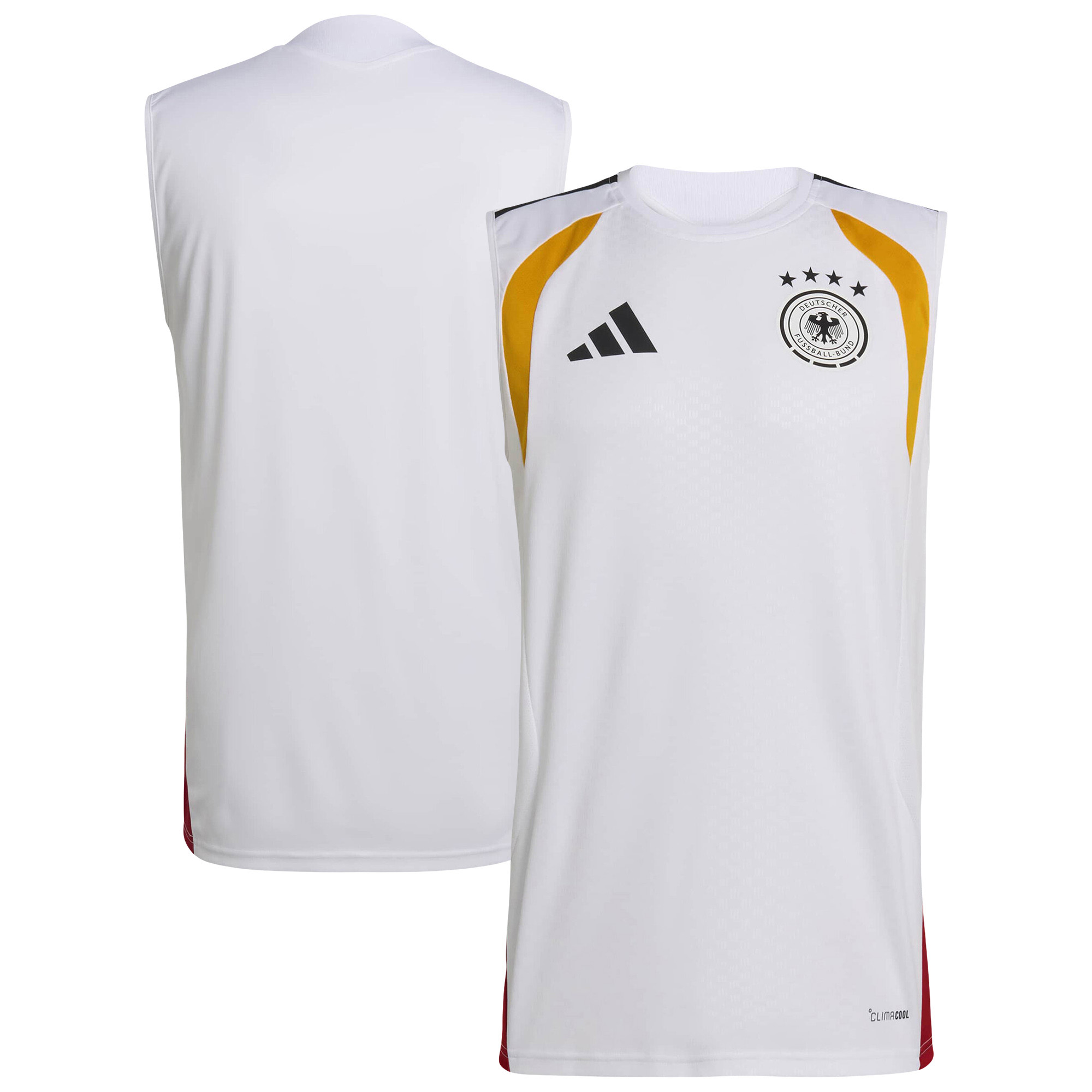 Deutschland 26 Pro Training Ärmelloses Trikot – Weiß Image