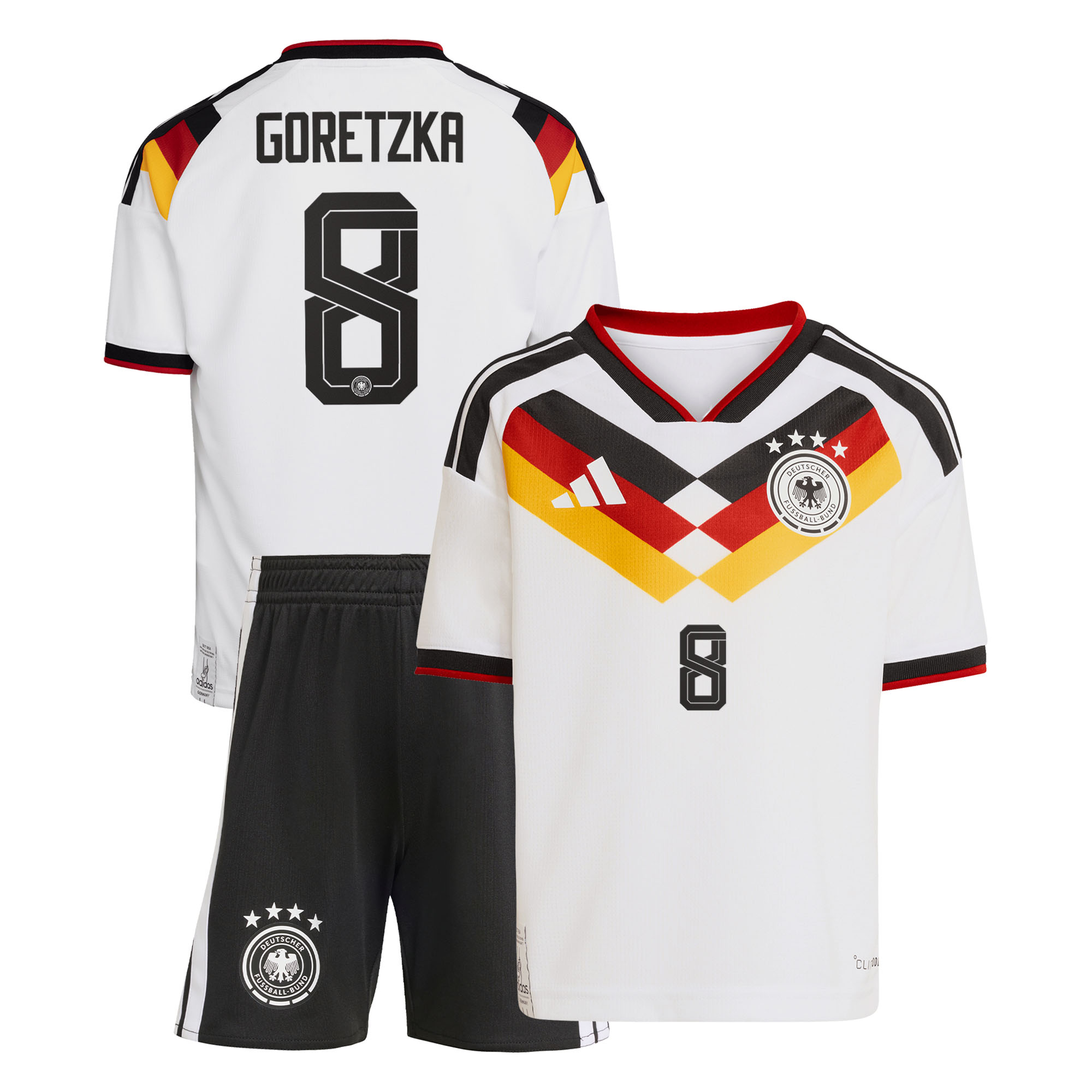 Deutschland 26 Replica Heim-Set für Kinder mit Aufdruck Goretzka 8 Image