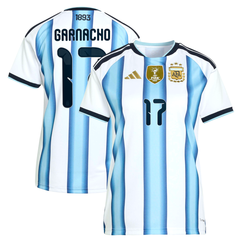 Argentinien 2026 Heimtrikot adidas - Damen mit Aufdruck Garnacho 17 Image