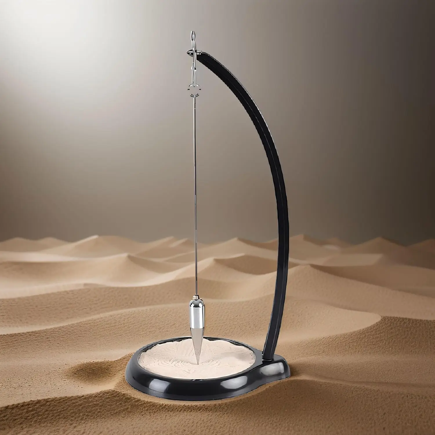 Sand Pendel Kreative Malerei Pendel Sand Pendel Ständer für Home Office Tisch Desktop Dekoration Festival Familie Geschenk Spielzeug Image