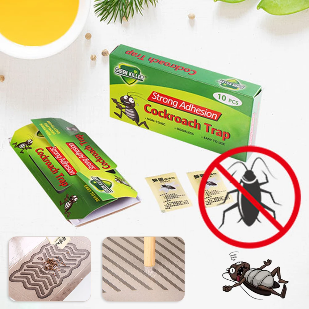 Kakerlakenfänger, wirksamer, schnell wirkender Kakerlakenvernichter zur wirksamen Bekämpfung von Kakerlaken im Haushalt, in der Küche, im Wohnzimmer Image