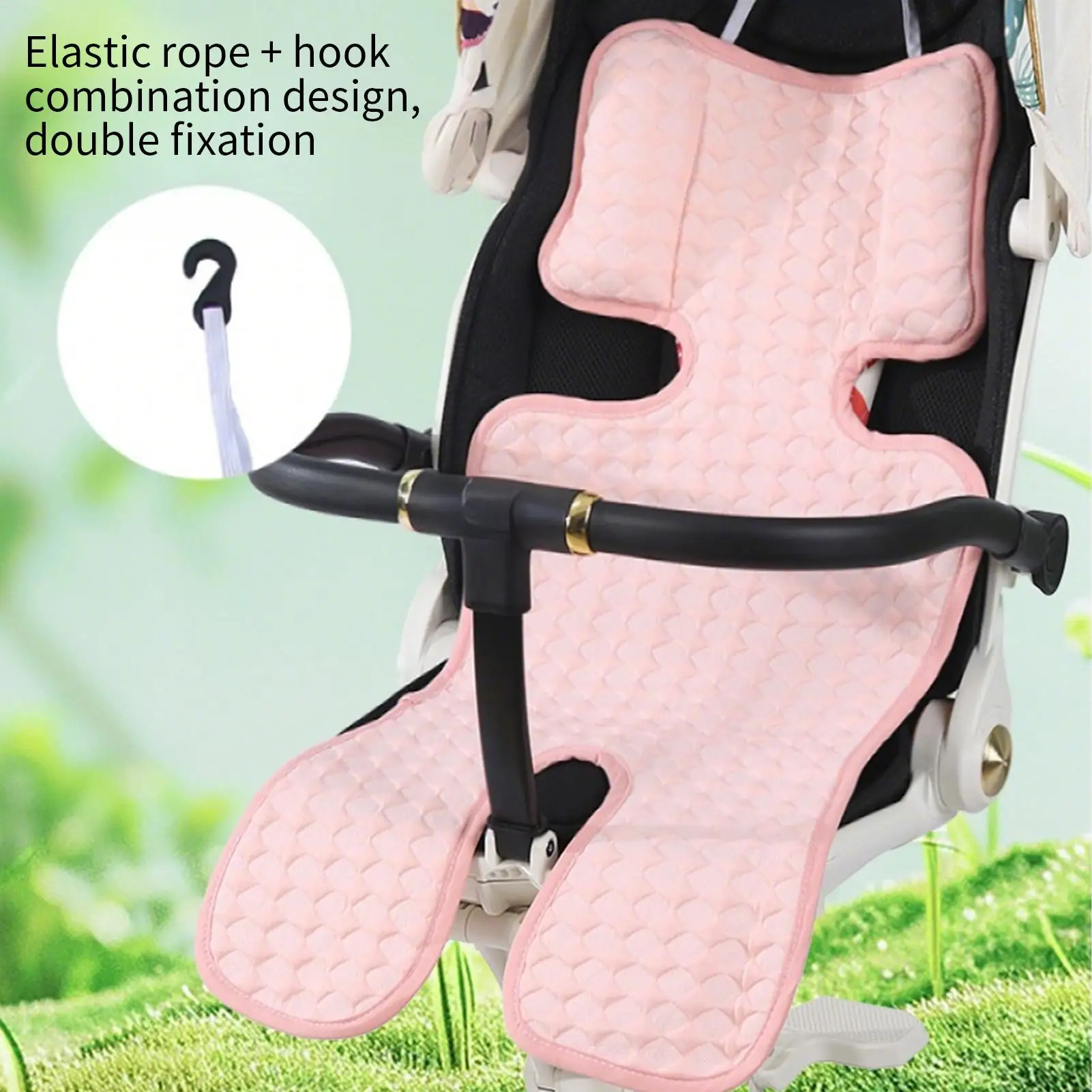 2025, neues Autositz-Kühlpad für Kleinkinder – Sitzkühler-Pad – Kinderwagen-Kühlsitz-Einlage, Kühlzubehör für Babys im Sommer Image