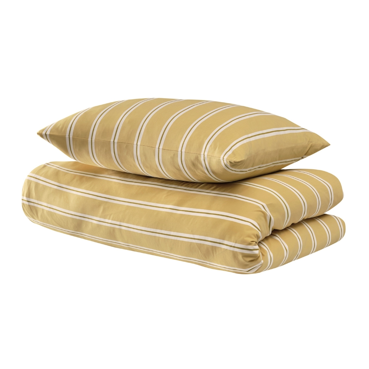 Uncover by Schiesser Bettwäscheset Colorado - Renforcé - 2-teilig - 135x200cm - Senf Image