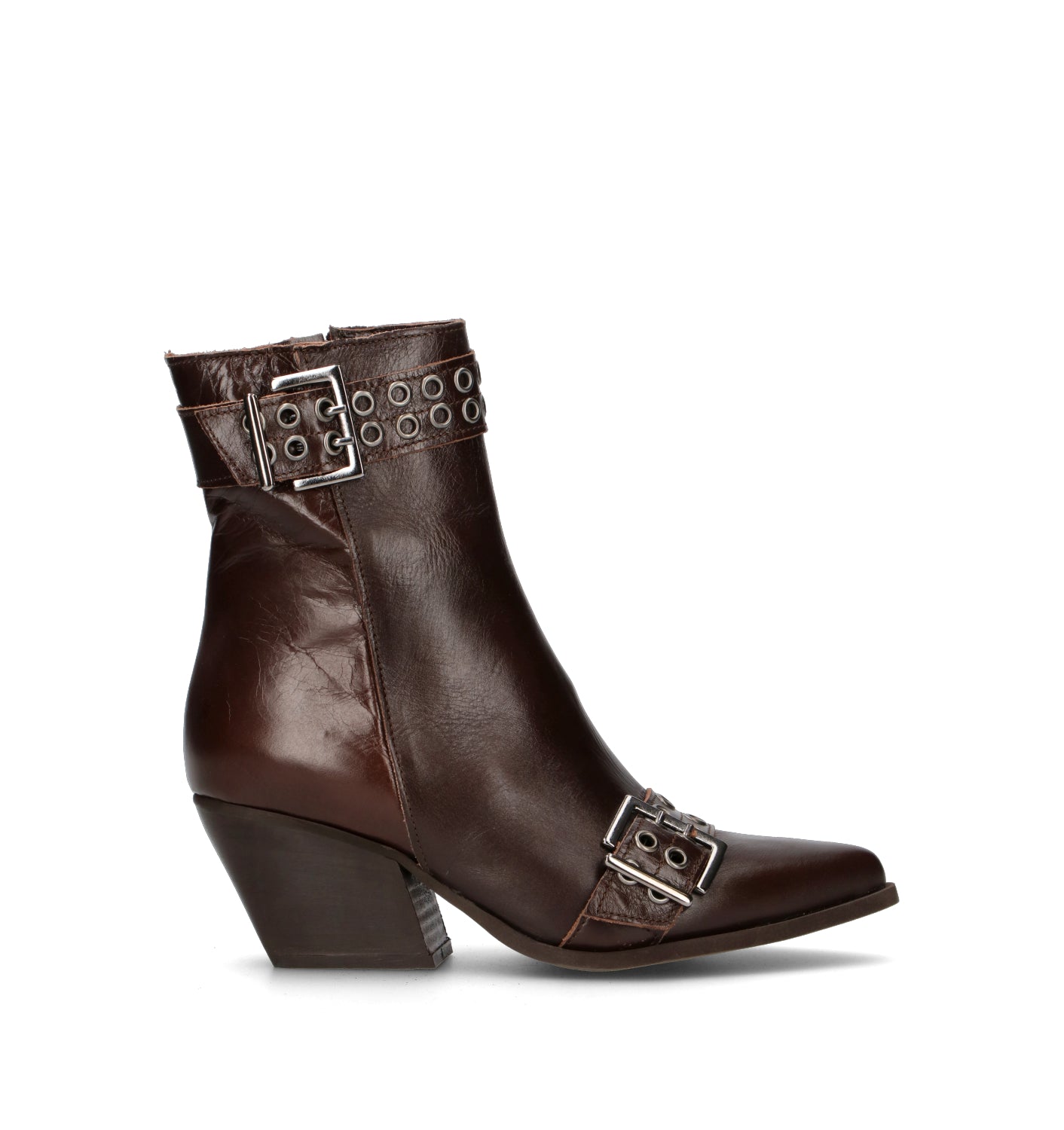 DOROTHYD Tronchetto donna testa di moro in pelle