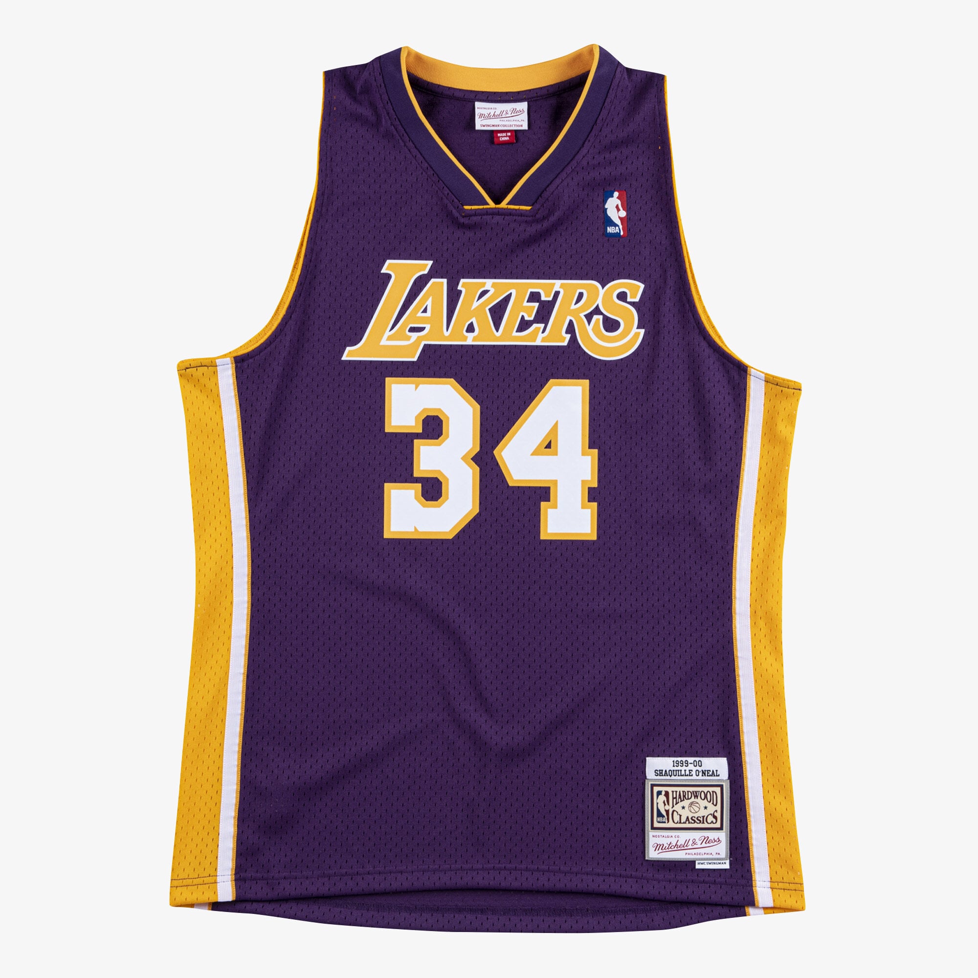 Los Angeles Lakers Mitchell & Ness Swingman-Trikot Shaquille O'Neal 1999-00
