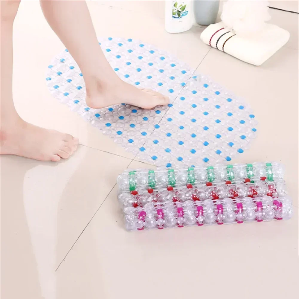Nouveau tapis antidérapant grande taille tapis de salle de bain bain Massage ventouse baignoire avec ventouse tapis de salle de bain
