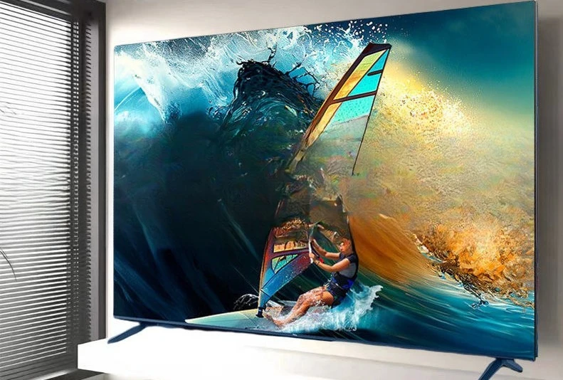 Rahmenloser LCD-Heimfernseher 85 Zoll 110 Zoll Smart Internet Protocol Fernseher Image