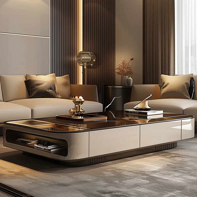 Einzigartiger europäischer Couchtisch, Dekoration, Designer, minimalistischer nordischer Couchtisch, Wohnzimmer, Tavolino Da Salotto, Möbel für Zuhause