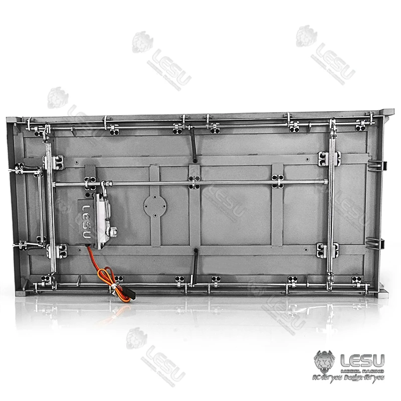 LESU Zubehör Metall Auto Hopper Eimer Körper Limitator für 1/14 TOUCAN DIY 3-weg Dumper Truck Modell Spielzeug Ersatzteile TH16599 Image