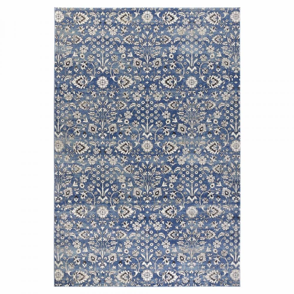 Tapis salon 120x170cm Crème, bleu Oriental