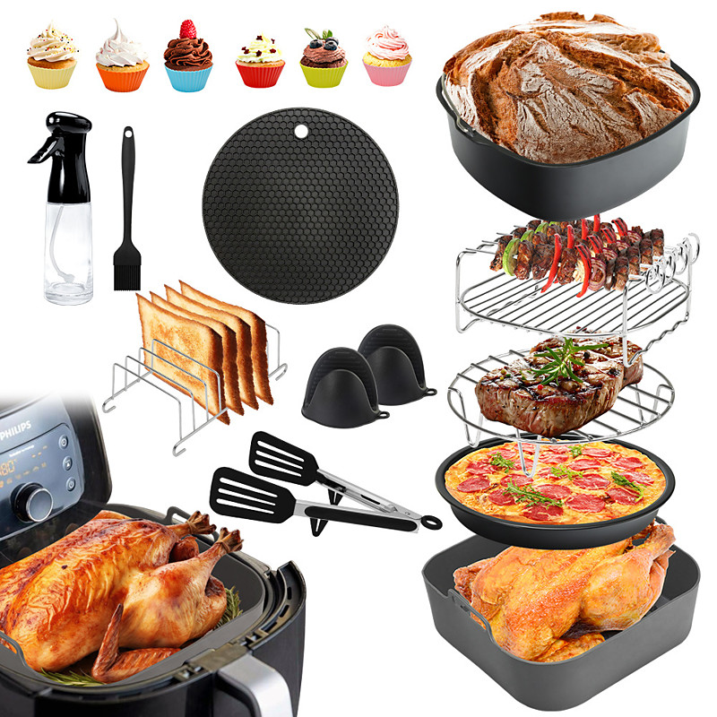 Air Fryer Accessories Non stick Baking Pan ninja af 180 Air Fryer Accessory Set