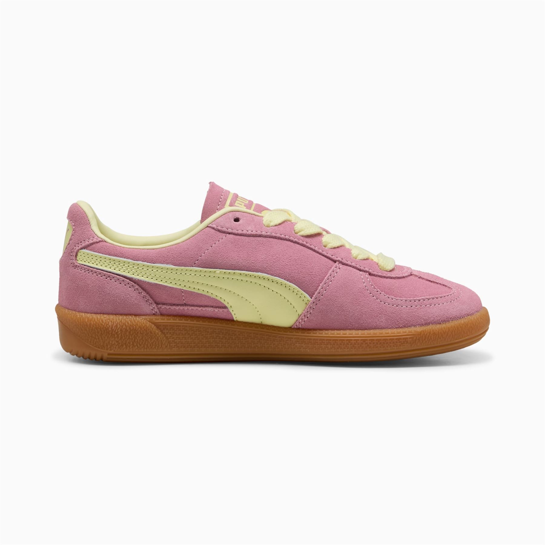 Puma Palermo Wildleder Pink/Grün Sneakers Image