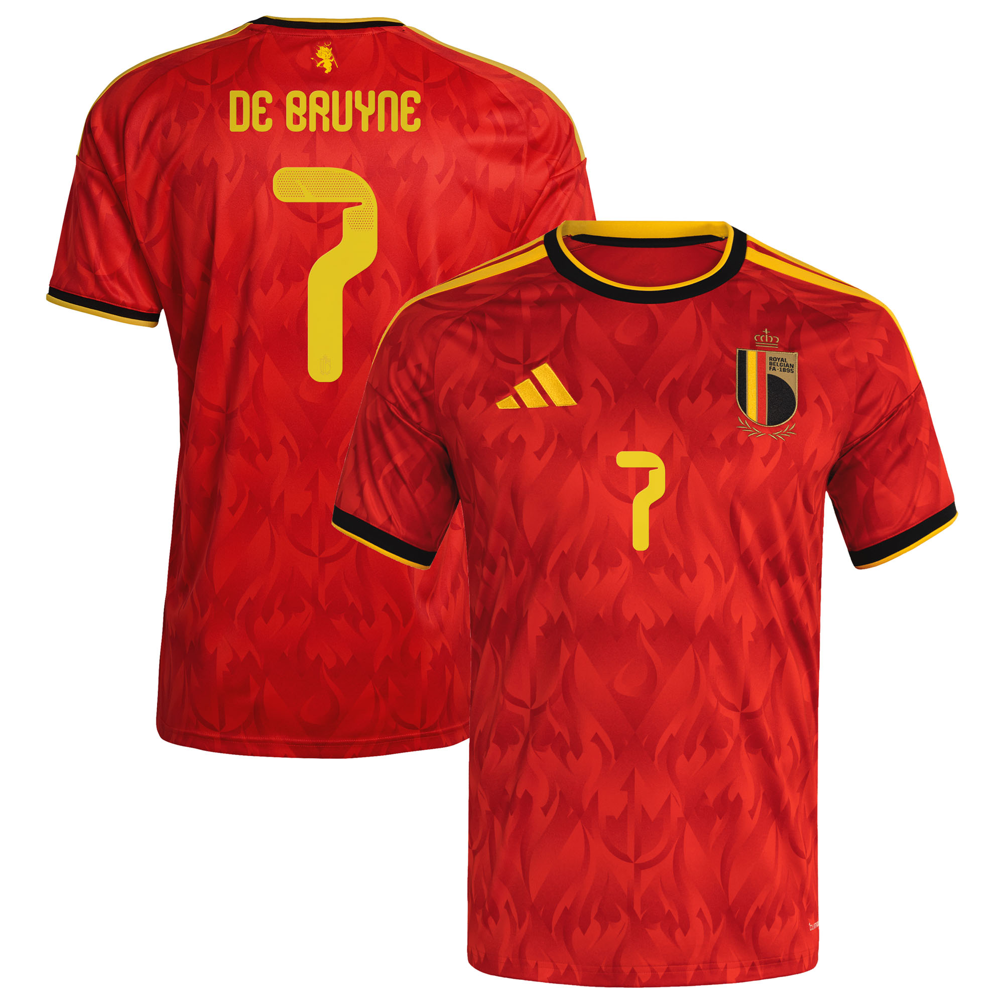 Belgien 2026 Heimtrikot adidas mit Aufdruck De Bruyne 7 Image