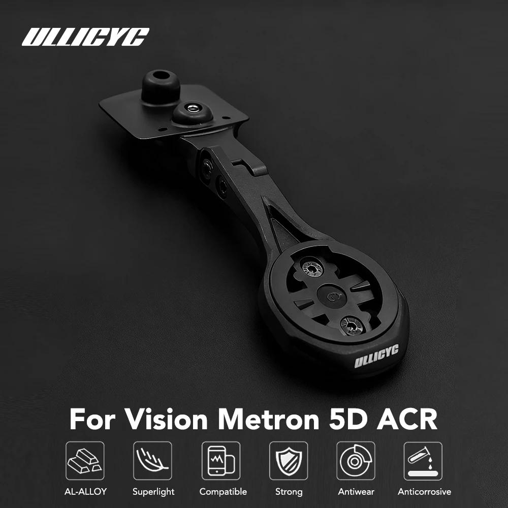 Für Vision Metron 5D ACR Aluminium Legierung Fahrrad Computer Halterung Rennrad GPS Scheinwerfer Halter Halter Für GARMIN Wahoo Bryton Image