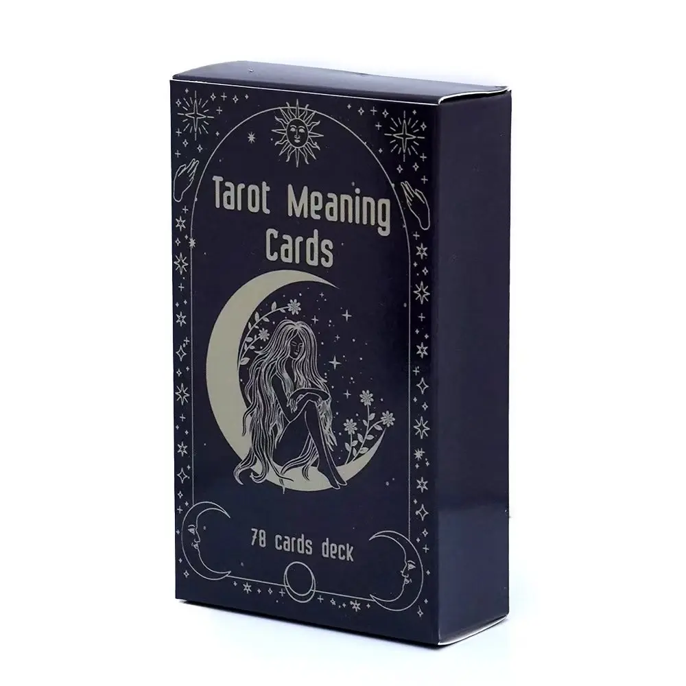 2025 Neues Mystical Moon Oracle-Brettspiel mit 60 Karten und Bedeutungen für SoulmateDivination Party Desktop-Spielzeug Unterhaltung Freizeit Image