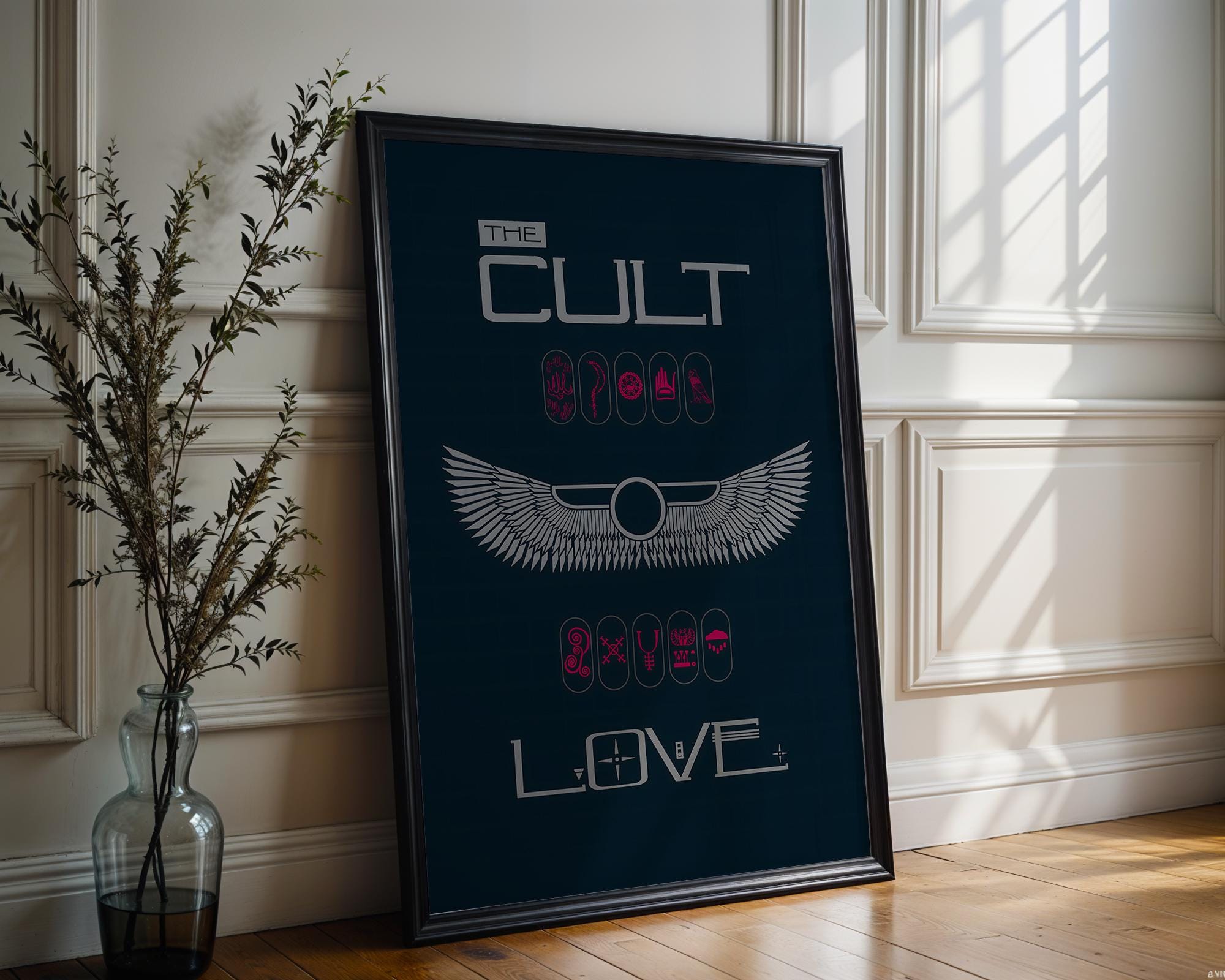Poster dei Cult / Poster d'amore / Poster della copertina dell'album / Poster di una rock band / Stampe di alta qualità / Regali con poster musicali /