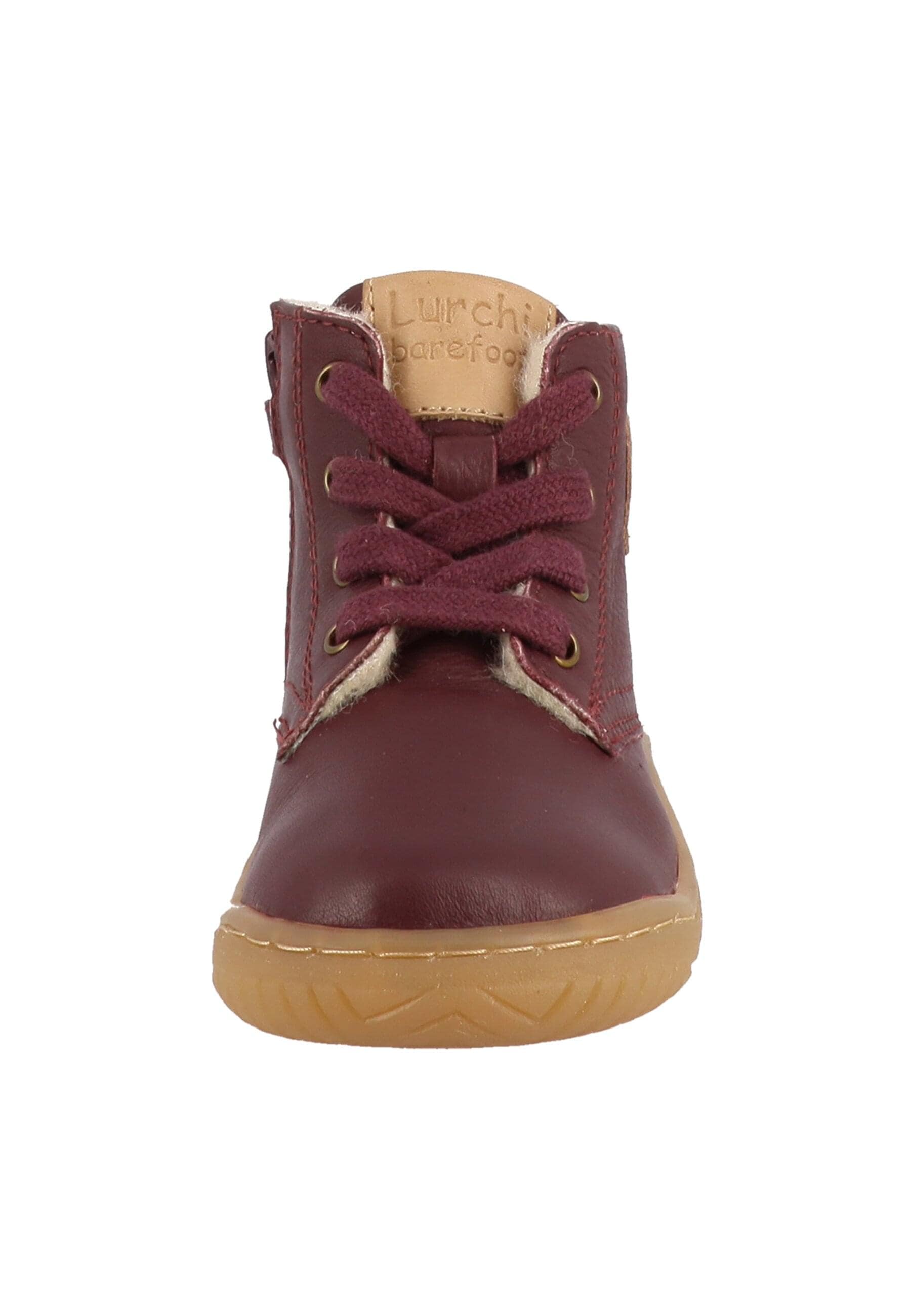 Stiefel LURCHI "Lurchi Jo Barefoot", Damen, Gr. 32, lila, Leder, Schuhe Stiefel