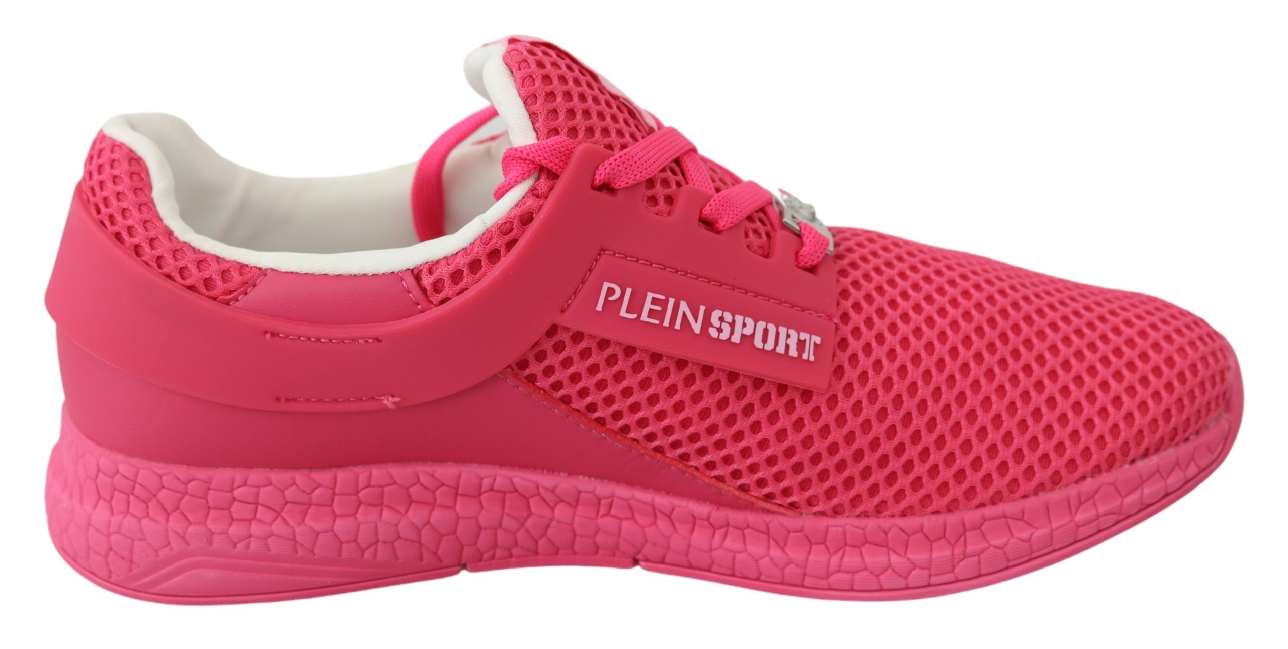 Plein Sport Women's Fuxia Beetroot Polyester Runner Becky Sneakers Shoes