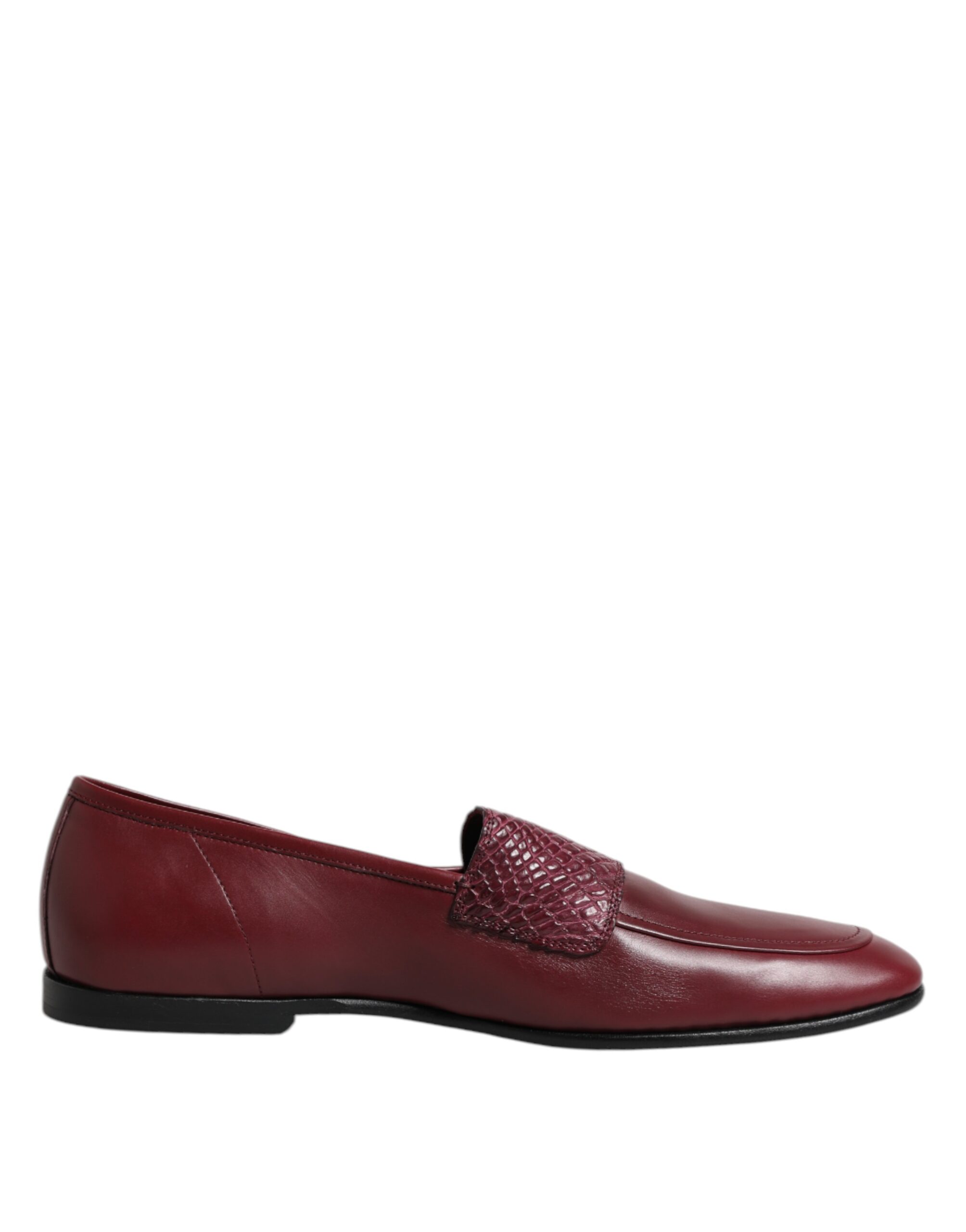 Leder-Reptil-Lederschuh mit Riemen EU 43,5