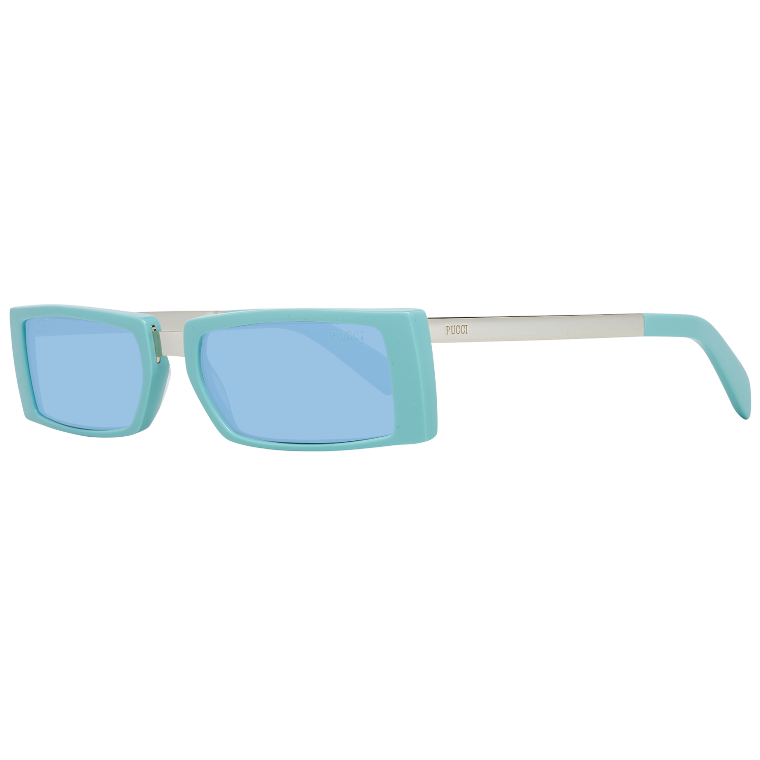 Emilio Pucci Türkis Damen Sonnenbrille
