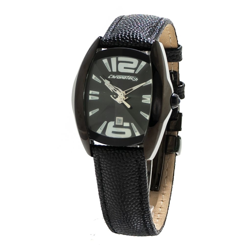 Herren Schwarze Lederarmbanduhr Ct7814l01ac Image