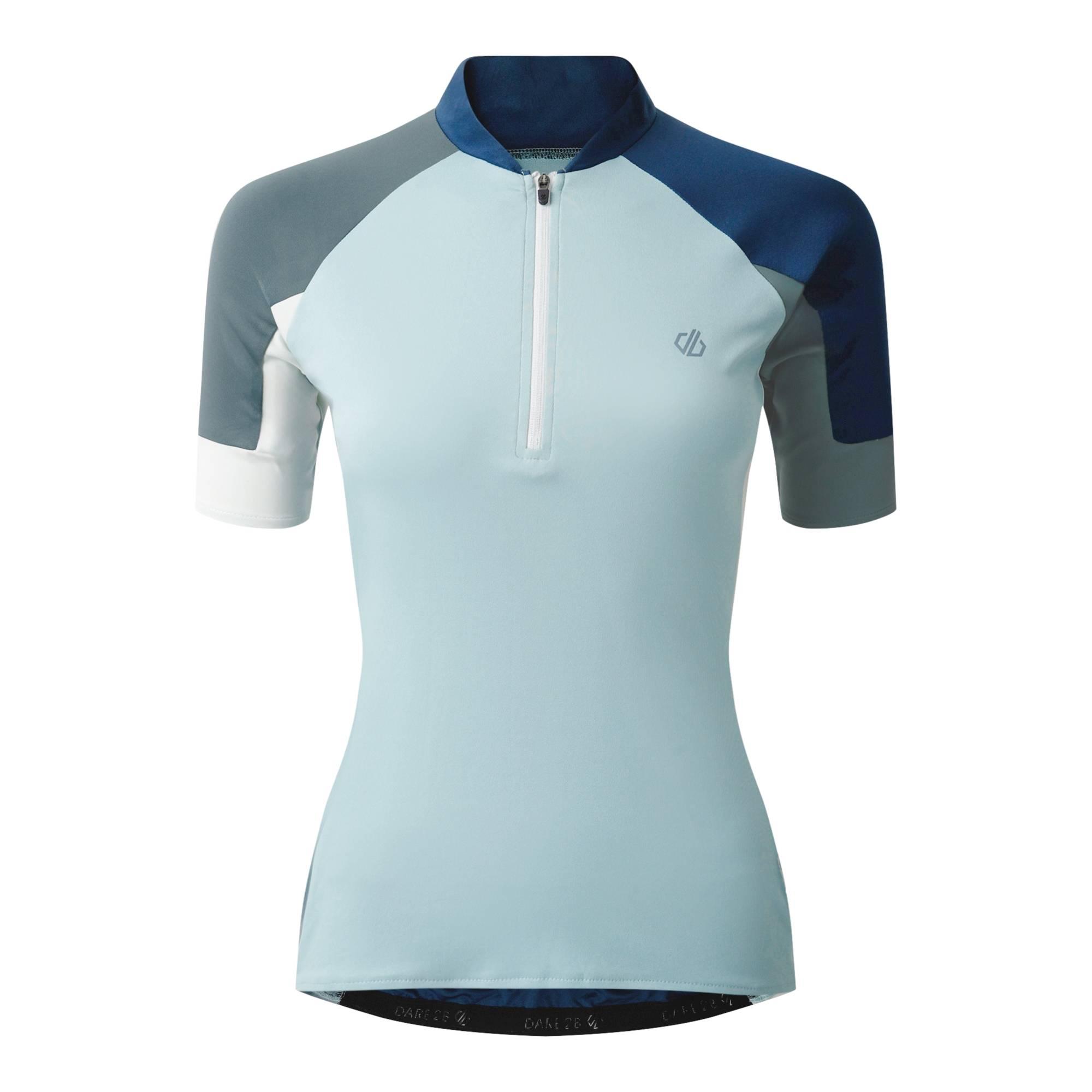 Dare 2B - "Flutter" Trikot für Damen (Grau/Grundwasserleiter/Mondscheinblau) Image