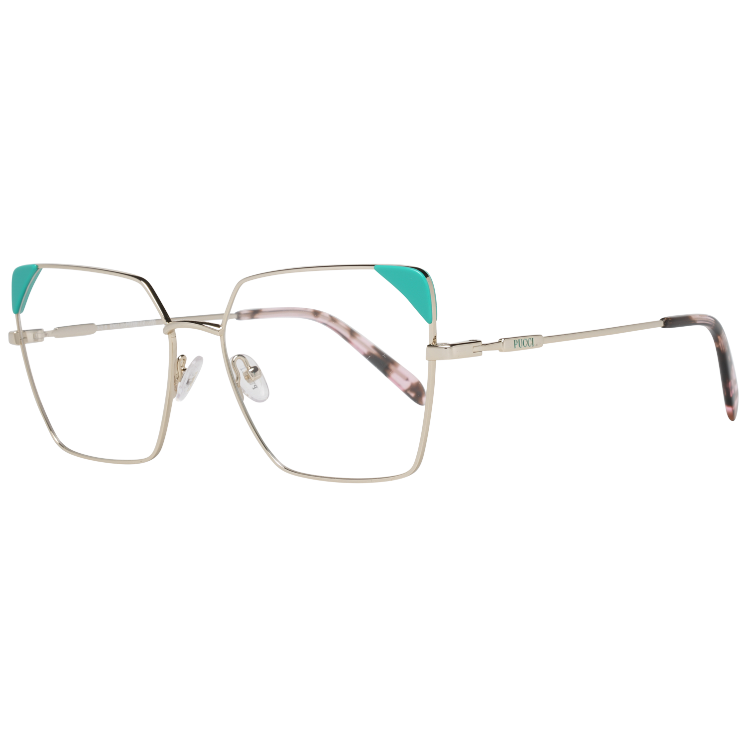 Emilio Pucci Gold Optical Frames pour femmes Image
