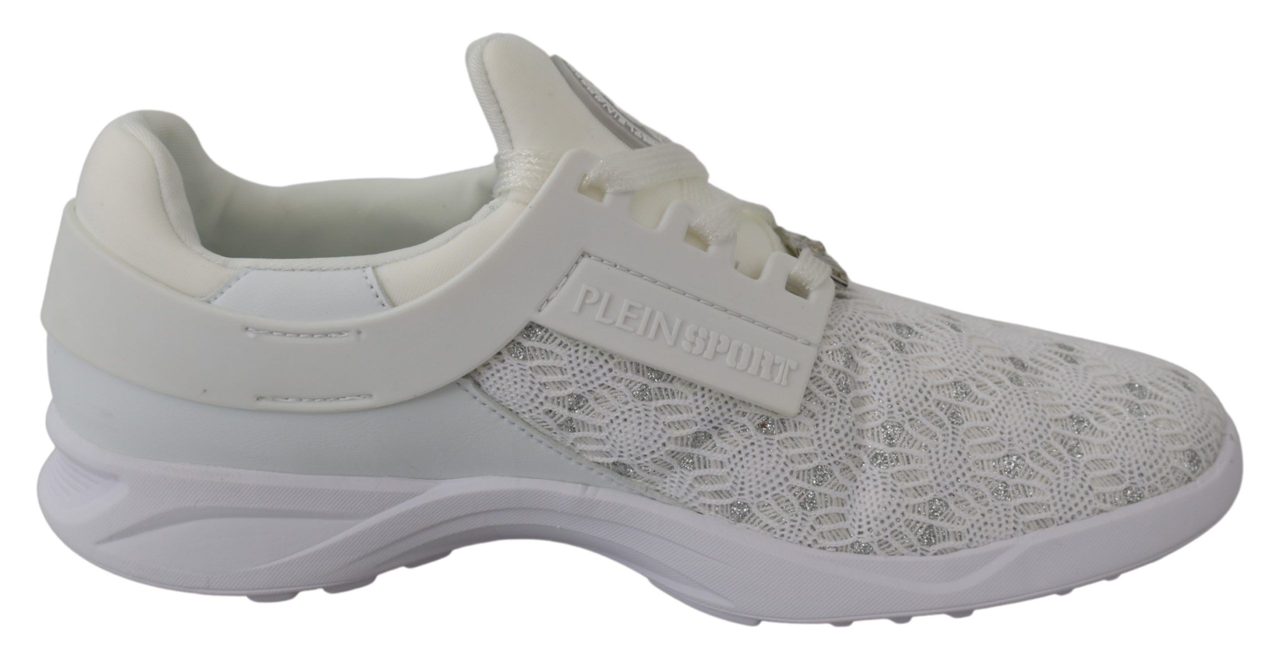 Plein Sport Women's White Polyester Runner Beth Sneakers Shoes